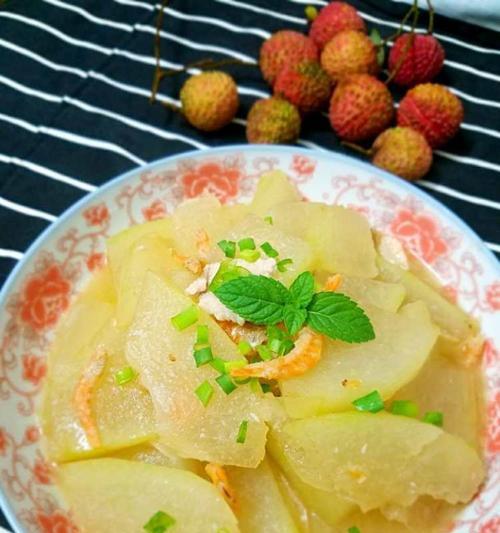虾米冬瓜的美味做法（家常菜谱鲜美佳肴）