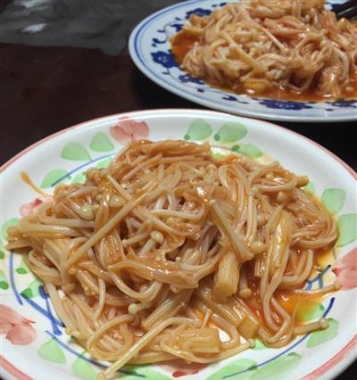 素酱蜜橘金针菇的做法（做出美味健康的素菜佳肴）