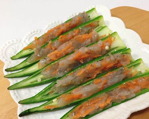 美味可口的虾仁肉片黄秋葵（做法简单）