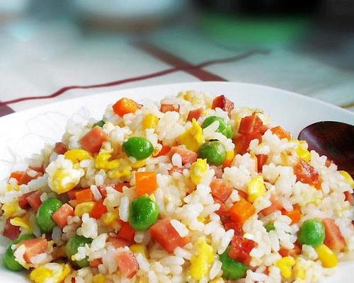 香肠豌豆炒饭，不一样的口感体验！