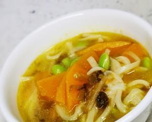 自制手擀南瓜面（健康美味）