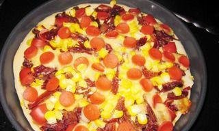 自制美味星星披萨的制作方法（用新鲜食材做出美味星星披萨）