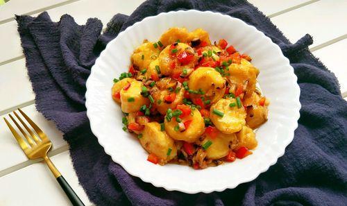 美味素食之香菇腐竹日本豆腐（做法简单）