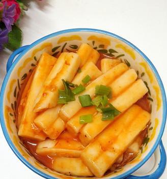 油煎年糕的制作方法（传统年节必备）