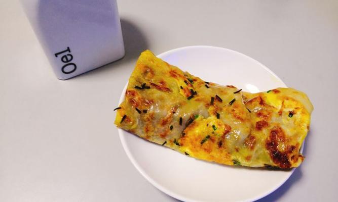 香菜蛋煎饼的做法（激发味蕾的健康早餐）