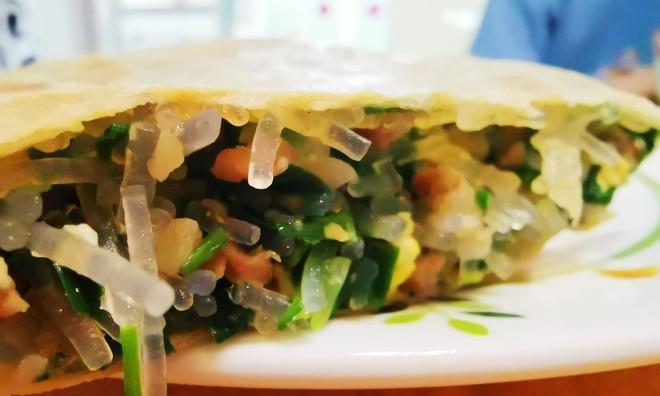 香菜蛋煎饼的做法（激发味蕾的健康早餐）