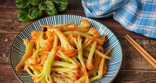 烧烤味的花菜的做法是什么？步骤简单吗？