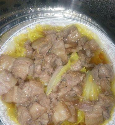 五花肉蒸甜梅菜（用家常的方法）