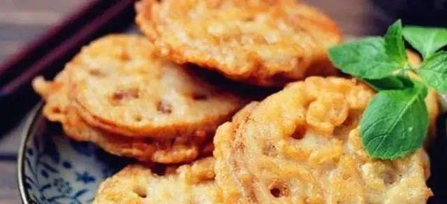 家常美食（以素炸藕夹的做法）