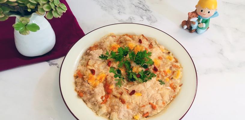 如何做出香气扑鼻的蒸咸米饭（用中式蒸锅）