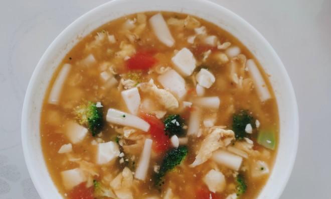美味营养的鲜虾素菜汤（传统风味口感好）