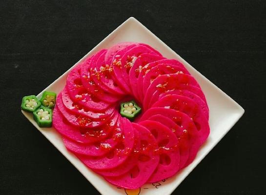 解渴美味，糖桂花火龙果汁的制作方法（以龙果为主材）