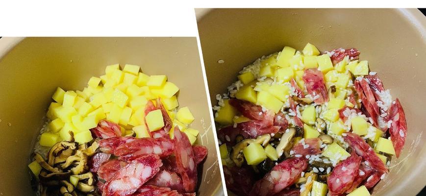 以香长土豆焖饭，口感醇香美味无比（土豆焖饭）