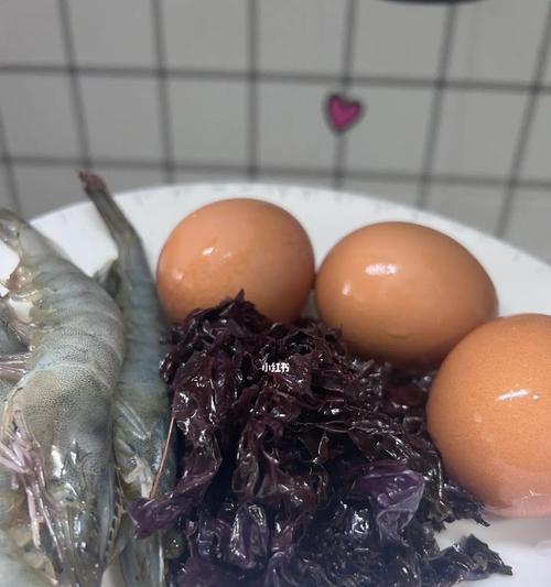 美味健康的虾米紫菜面(营养丰富) 美味健康的虾米紫菜面(营养丰富)